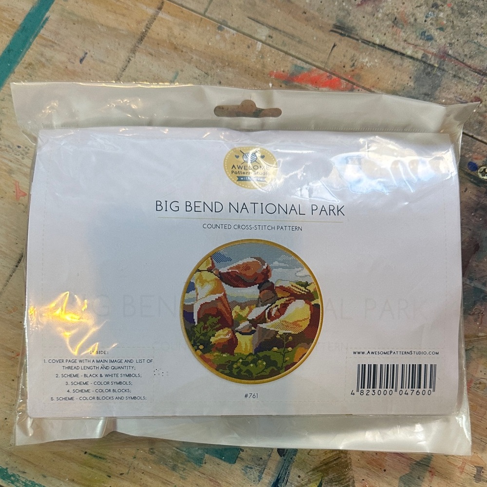 Big Bend National Park Cross-Stitch kit